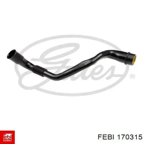 Cano derivado de ventilação de cárter (de separador de óleo) Febi 170315 preço, a partir de 35,57 USD