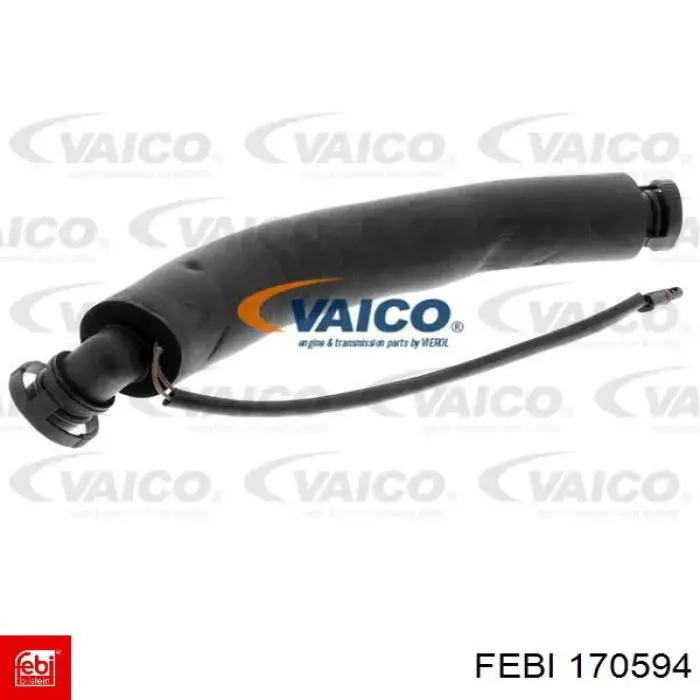 Cano derivado de ventilação de cárter (de separador de óleo) Febi 170594 preço, a partir de 46,32 USD
