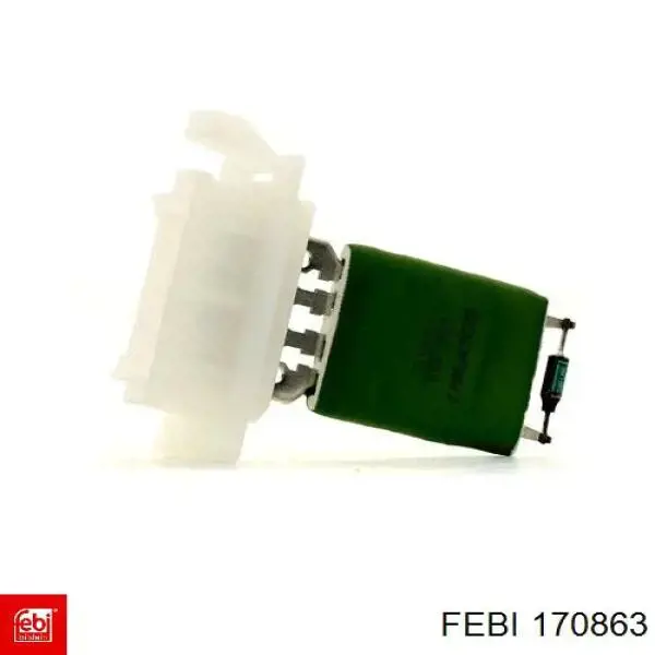 Compre 170863 Febi Resistor (resistência) de ventilador de forno (de aquecedor de salão)
