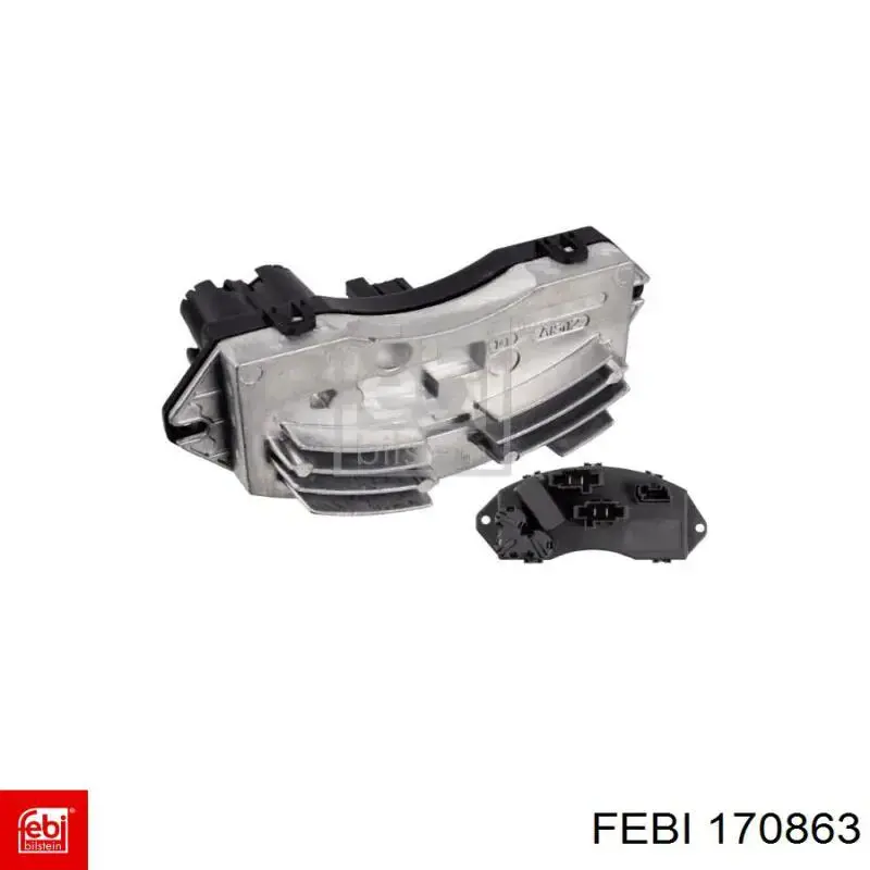 Resistor (resistência) de ventilador de forno (de aquecedor de salão) Febi 170863 preço, a partir de 100,63 USD