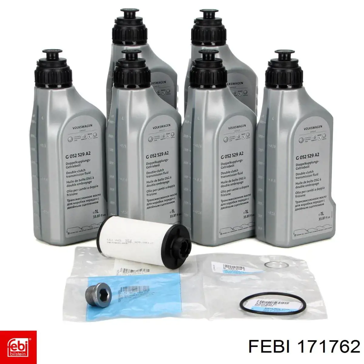Kit de serviço para a substituição de óleo na Caixa Automática de Mudança Febi 171762 preço, a partir de 164,47 USD