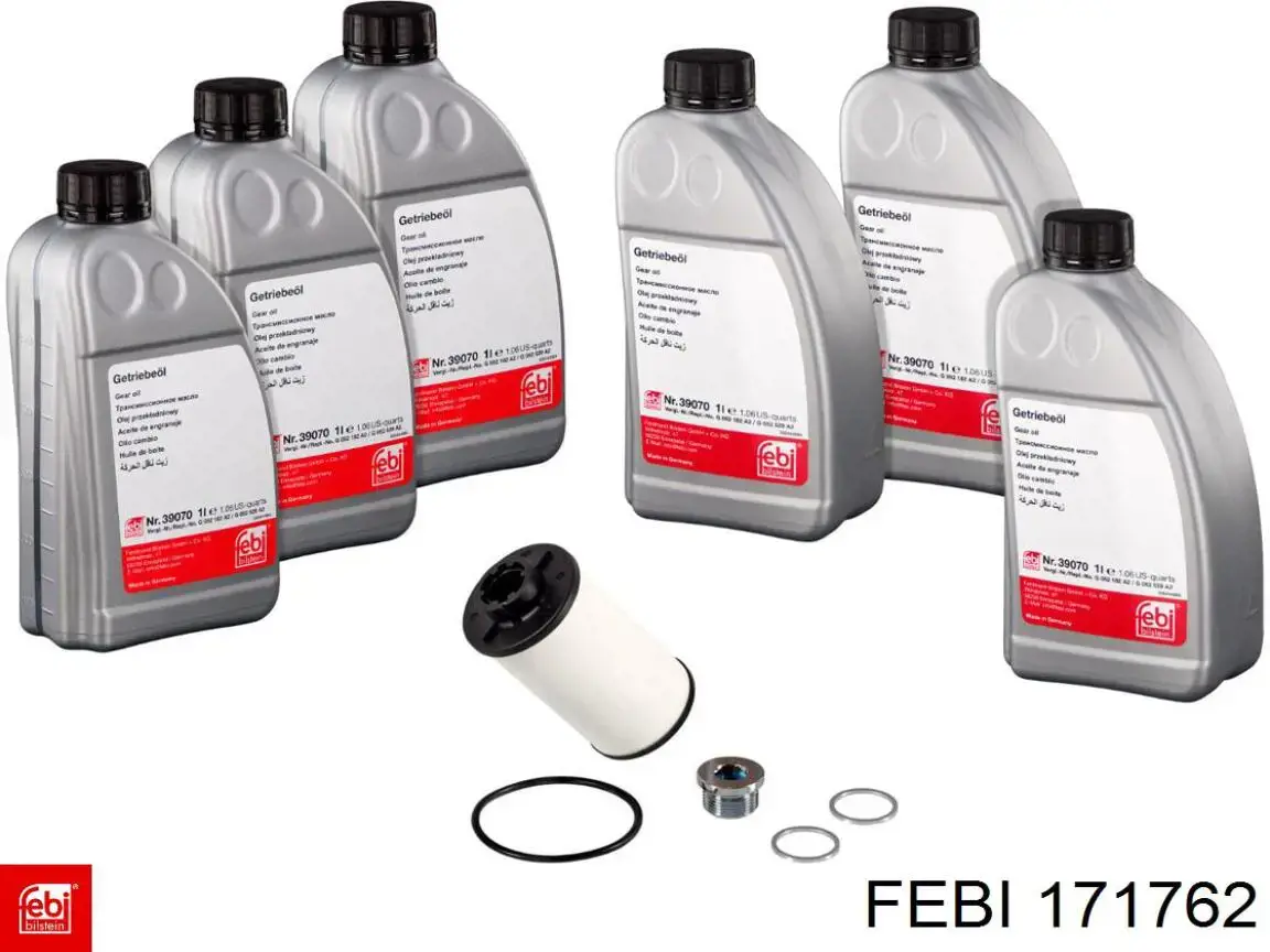 171762 Febi Kit de serviço para a substituição de óleo na Caixa Automática de Mudança