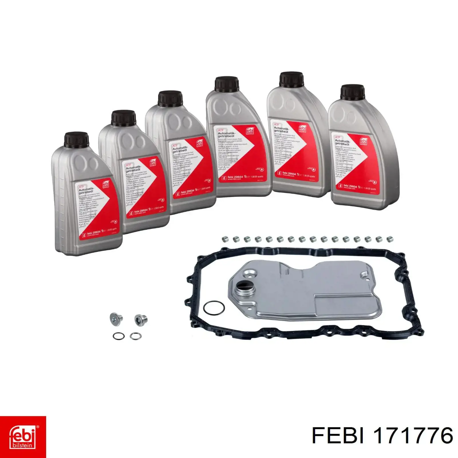 171776 Febi Kit de serviço para a substituição de óleo na Caixa Automática de Mudança