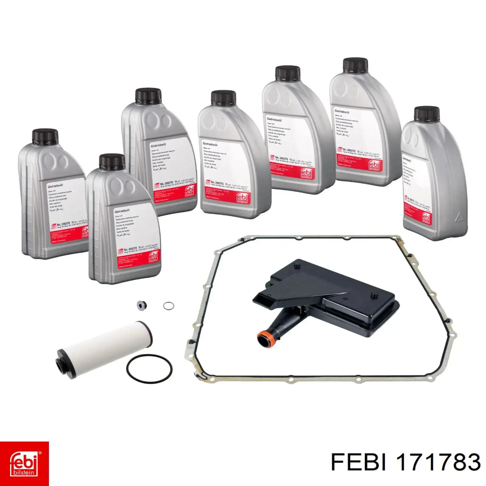 Kit de serviço para a substituição de óleo na Caixa Automática de Mudança Febi 171783 preço, a partir de 248,90 USD