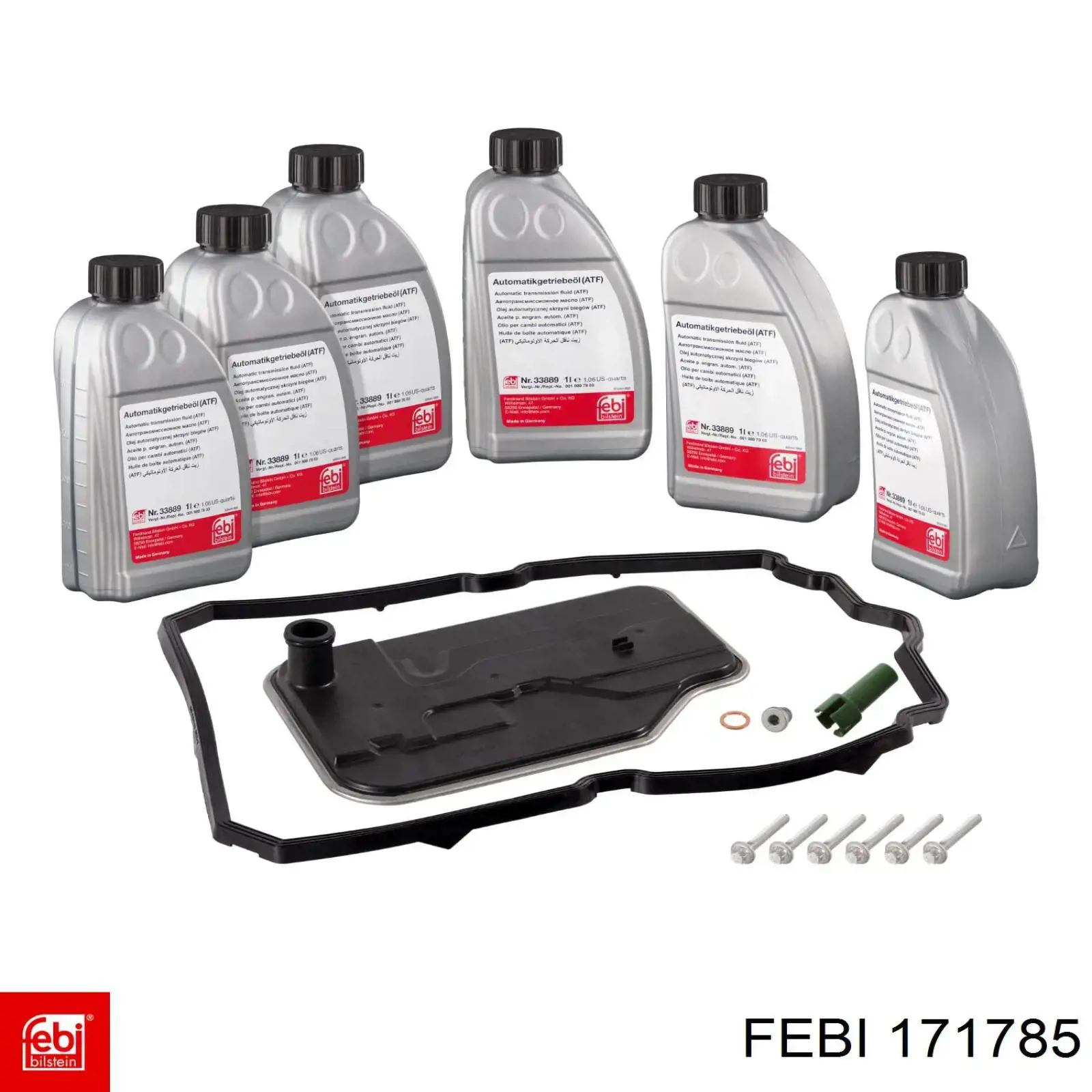171785 Febi Kit de serviço para a substituição de óleo na Caixa Automática de Mudança