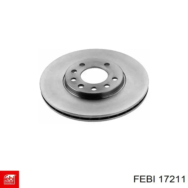 Compre 17211 Febi Disco do freio dianteiro