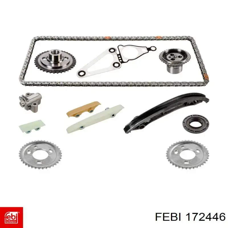 172446 Febi Cadeia do mecanismo de distribuição de gás, kit