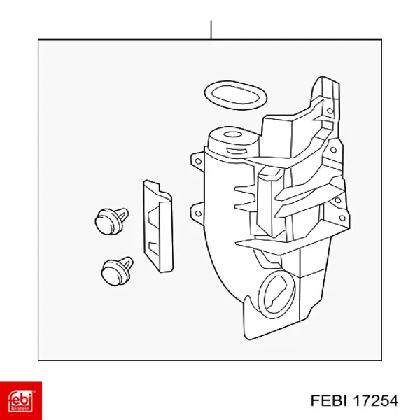 Compre 17254 Febi Maçaneta externa da porta dianteira