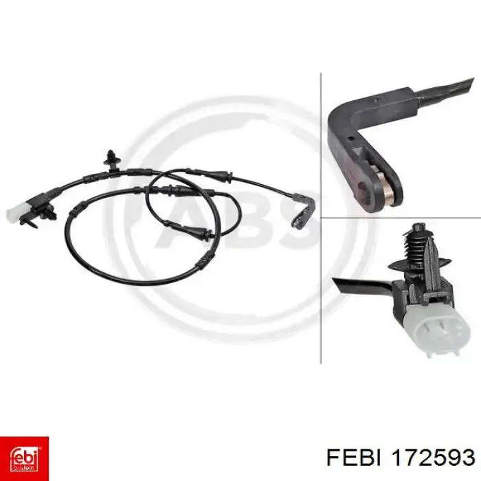 Sensor traseiro de desgaste das sapatas do freio Triclo 882138 preço, a partir de 12,49 USD