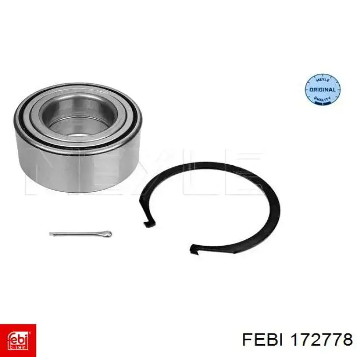 Rolamento de cubo dianteiro Febi 172778 preço, a partir de 44,44 USD