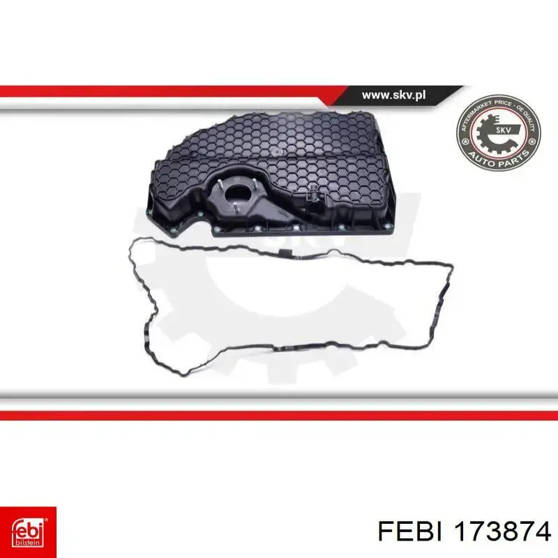 Compre 173874 Febi Tampão de panela da Caixa Automática de Mudança