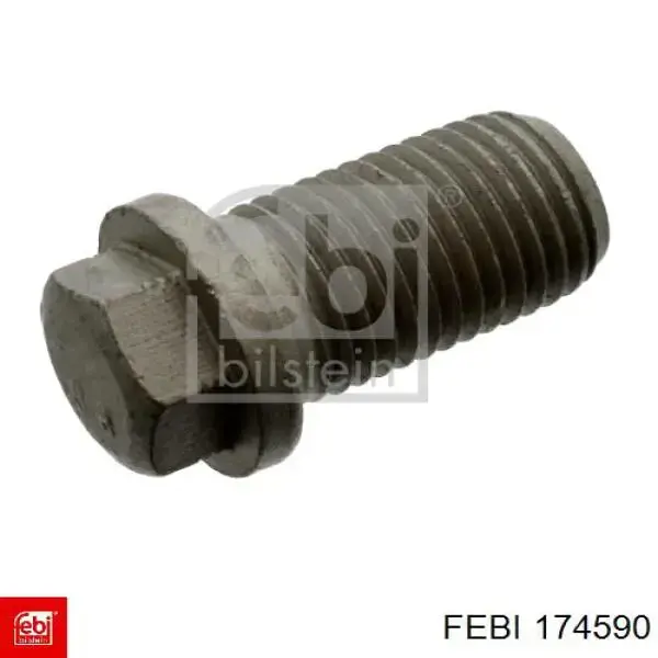 174590 Febi Braço oscilante inferior direito de suspensão dianteira