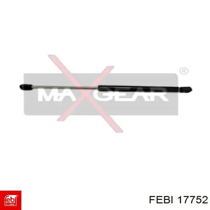 Compre 17752 Febi Amortecedor de tampa de porta-malas (de 3ª/5ª porta traseira)