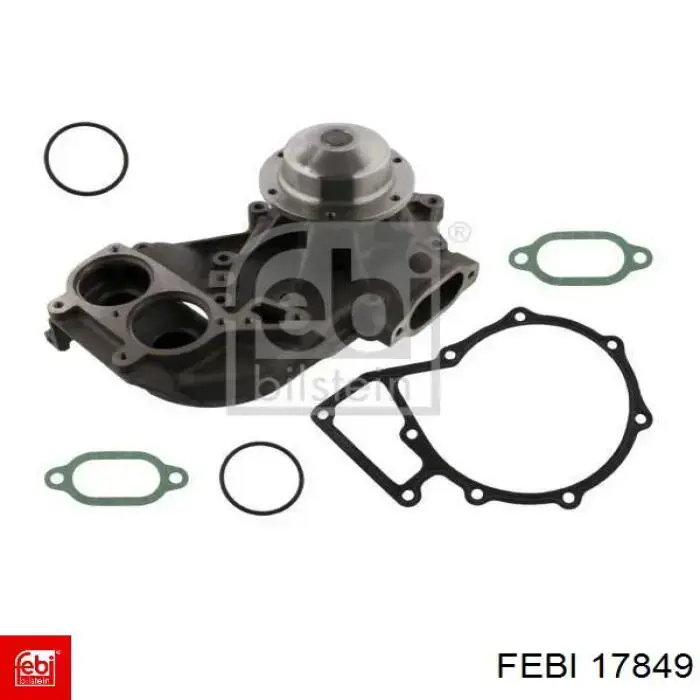 Compre 17849 Febi Acoplamento viscoso de ventilador de esfriamento