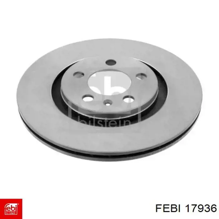Compre 17936 Febi Disco do freio dianteiro
