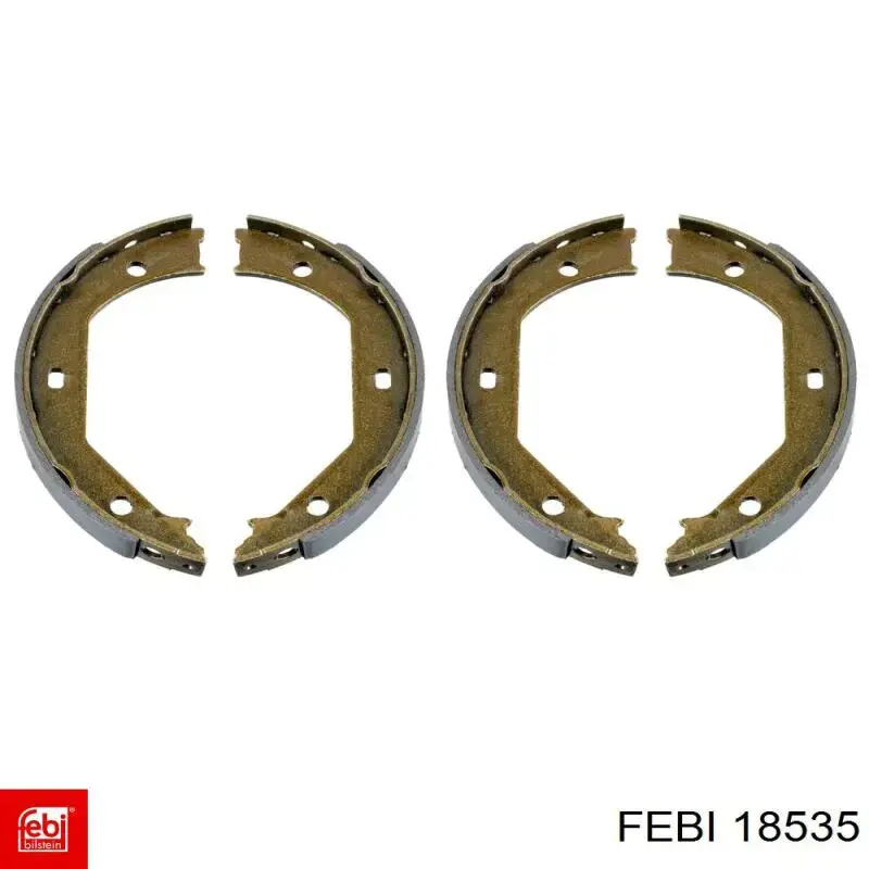 Sapatas do freio de estacionamento Febi 18535 preço, a partir de 23,12 USD