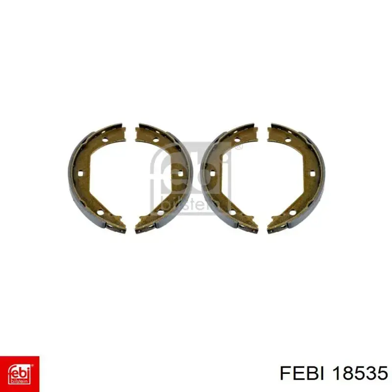 Compre 18535 Febi Sapatas do freio de estacionamento