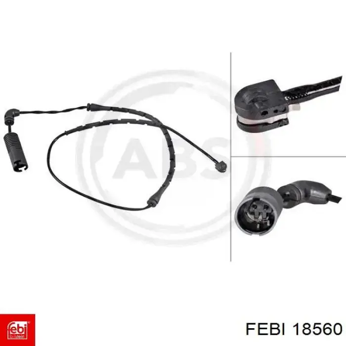 Sensor traseiro de desgaste das sapatas do freio Febi 18560 preço, a partir de 8,27 USD