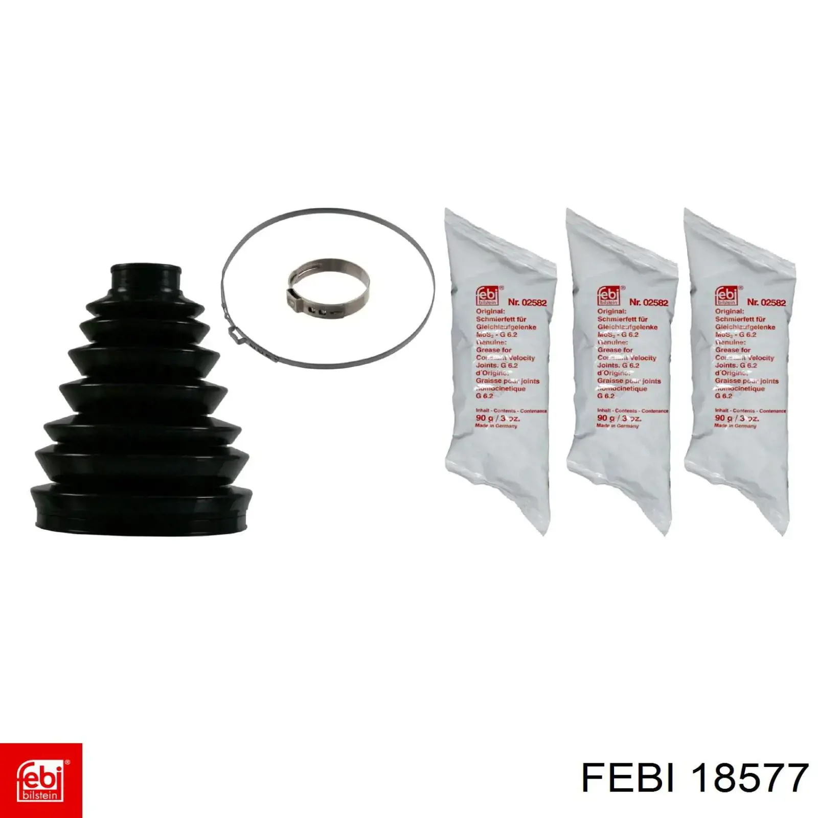 Bota de proteção externa de junta homocinética do semieixo dianteiro Febi 18577 preço, a partir de 11,27 USD