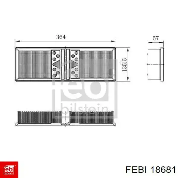 Compre 18681 Febi Acoplamento viscoso de ventilador de esfriamento
