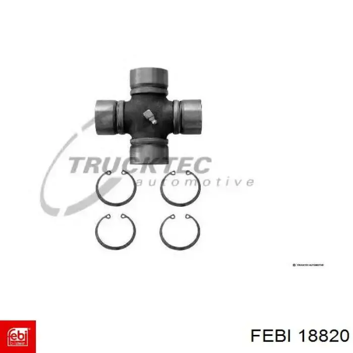 Compre 18820 Febi Cruzeta da junta universal traseira