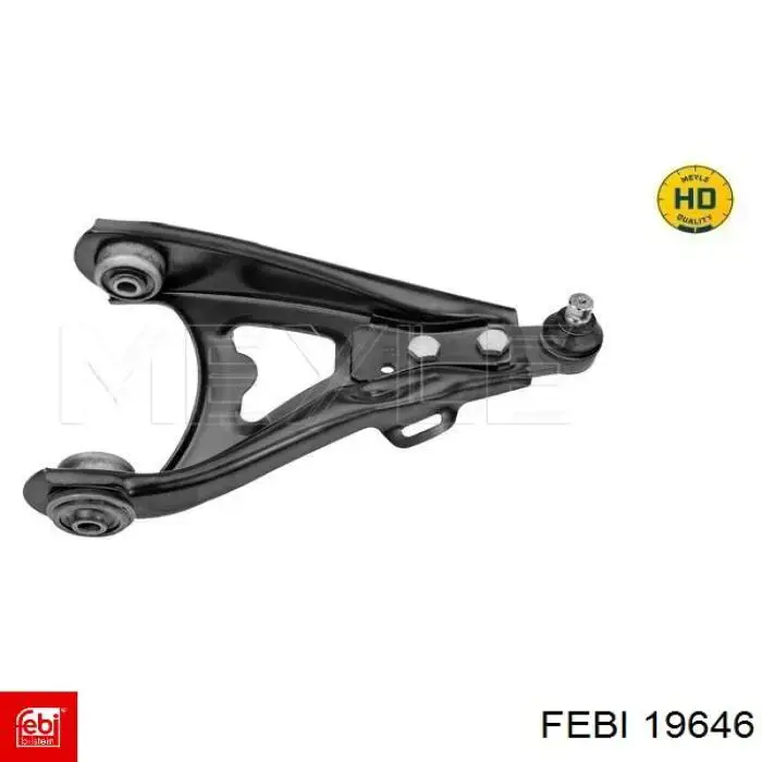 Compre 19646 Febi Braço oscilante inferior direito de suspensão dianteira