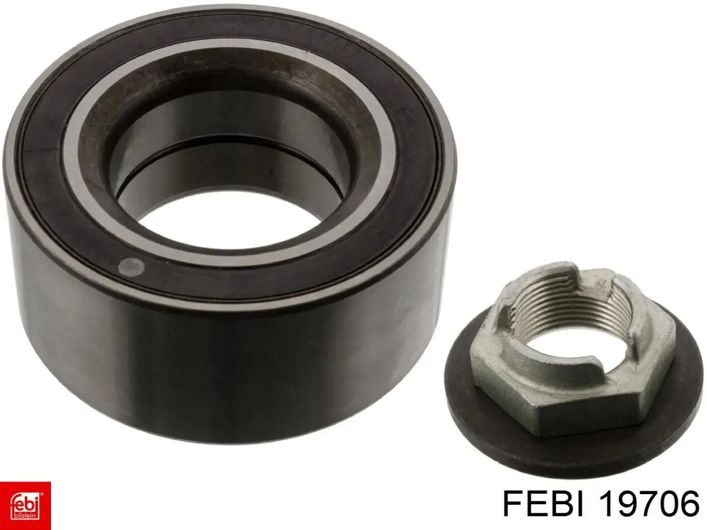 Compre 19706 Febi Rolamento de cubo dianteiro
