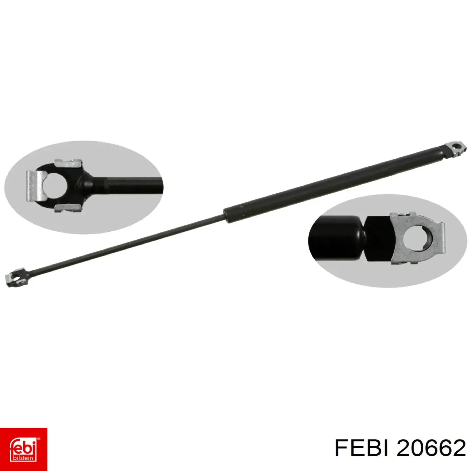Compre 20662 Febi Coxim pneumático (suspensão de lâminas pneumática) do eixo