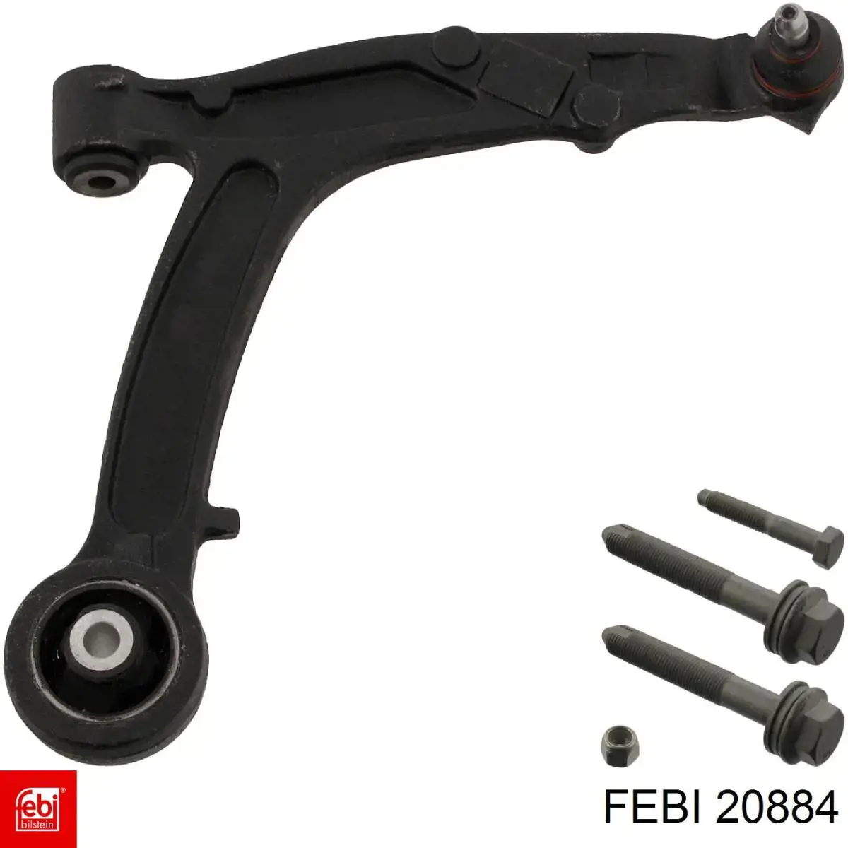 Compre 20884 Febi Coxim pneumático (suspensão de lâminas pneumática) do eixo