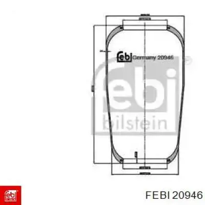 Coxim pneumático (suspensão de lâminas pneumática) do eixo dianteiro Continental/Siemens 946N preço, a partir de 70,13 USD