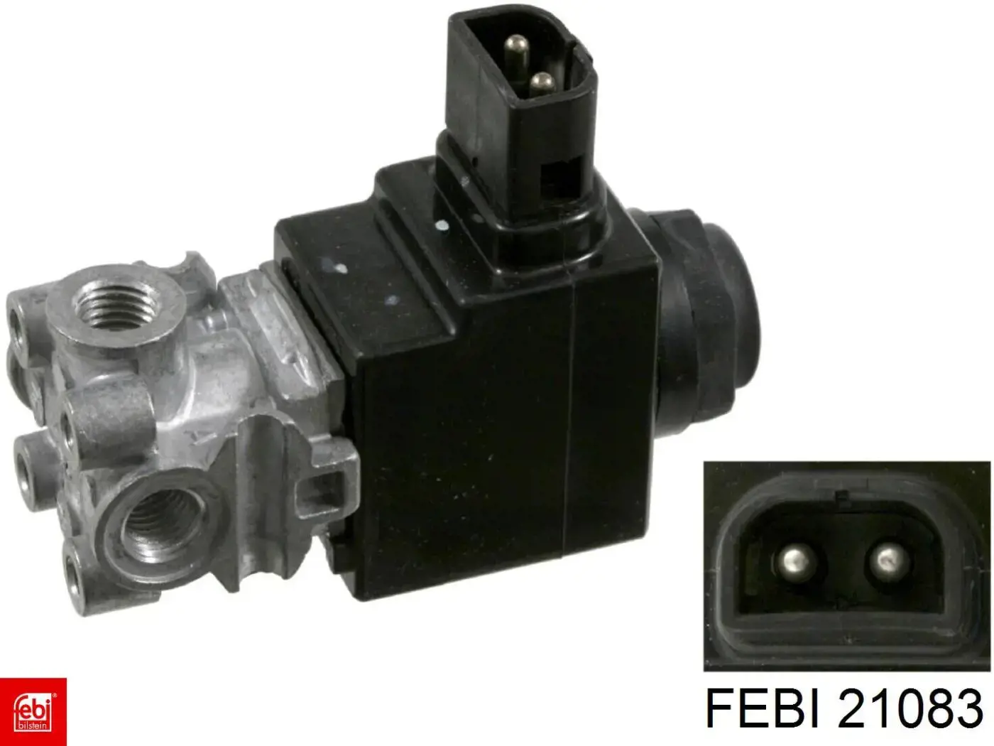 Compre 21083 Febi Válvula eletropneumática da Caixa Automática de Mudança (TRUCK)