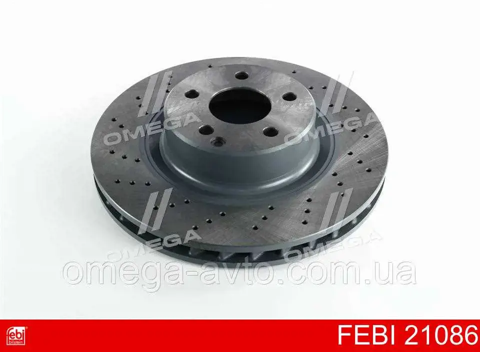 Compre 21086 Febi Disco do freio dianteiro