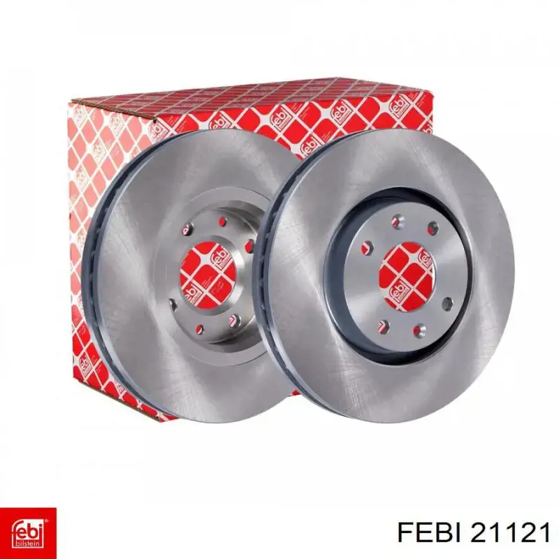 Compre 21121 Febi Disco do freio dianteiro