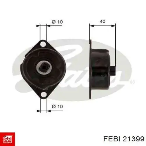 Compre 21399 Febi Rolamento do pivô