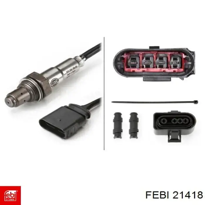 Sonda lambda, sensor de oxigênio 21418 Febi