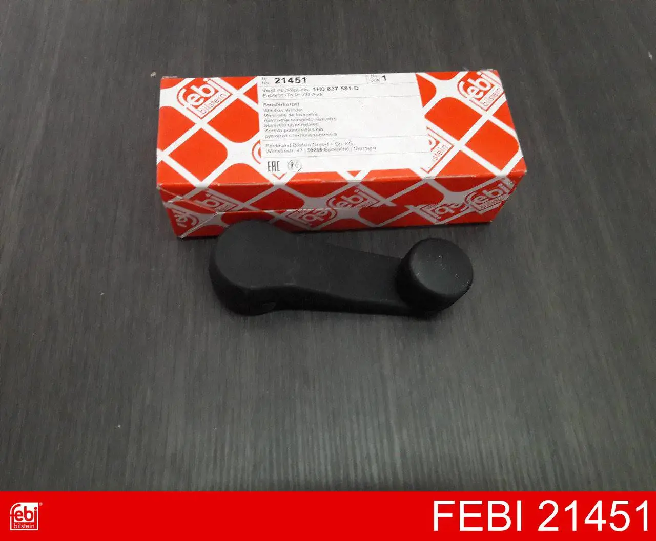 Puxador de acionamento de vidro da porta dianteira Febi 21451 preço, a partir de 4,48 USD