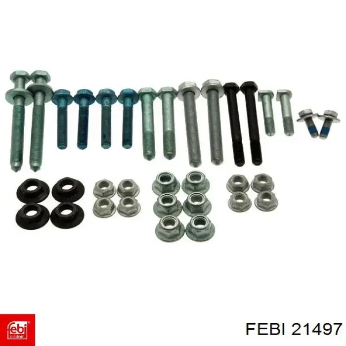 Compre 21497 Febi Parafuso de fixação de braço oscilante dianteiro, kit