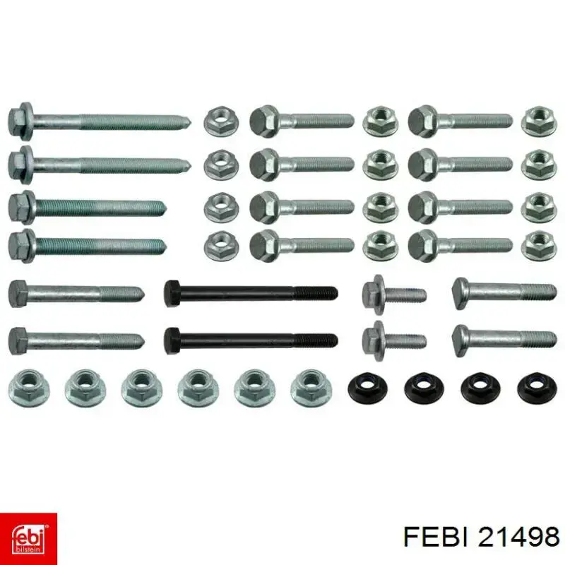 Compre 21498 Febi Parafuso de fixação de braço oscilante dianteiro, kit