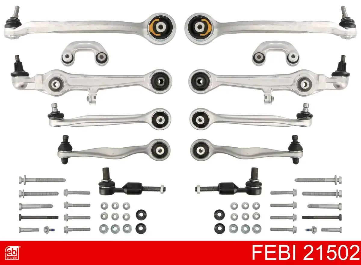 Kit de braços oscilantes de suspensão dianteira Febi 21502 preço, a partir de 337,52 USD