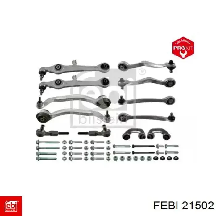 Compre 21502 Febi Kit de braços oscilantes de suspensão dianteira