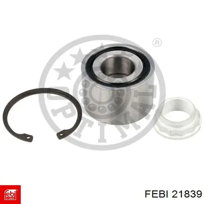 Compre 21839 Febi Rolamento de cubo traseiro