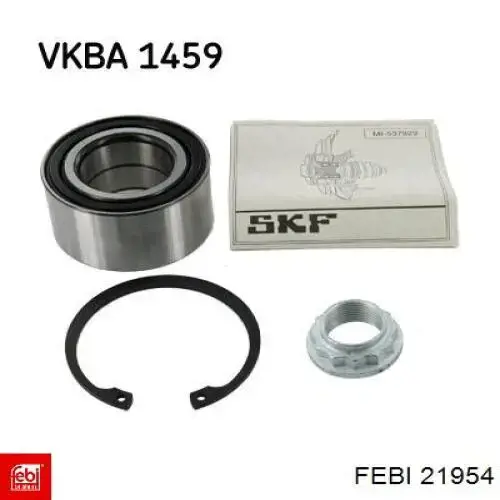 Compre 21954 Febi Rolamento de cubo traseiro