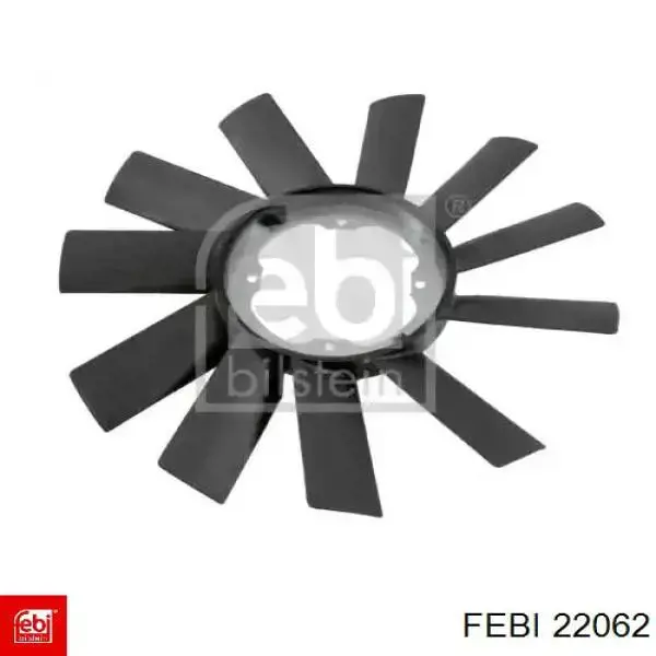 Ventilador (roda de aletas) do radiador de esfriamento Febi 22062 preço, a partir de 27,81 USD
