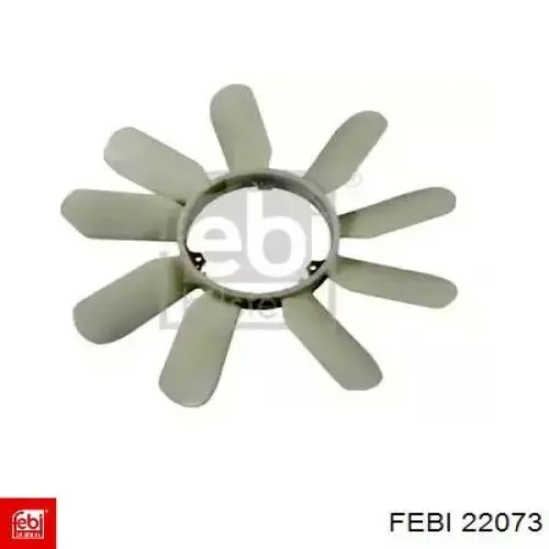 Ventilador (roda de aletas) do radiador de esfriamento Febi 22073 preço, a partir de 30,56 USD