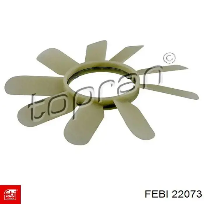Compre 22073 Febi Ventilador (roda de aletas) do radiador de esfriamento