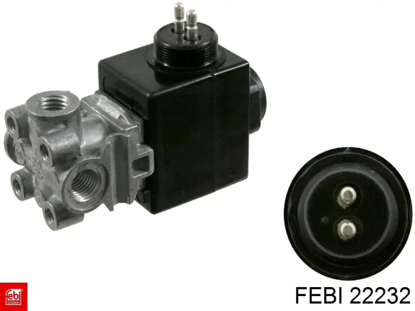 Compre 22232 Febi Válvula eletropneumática da Caixa Automática de Mudança (TRUCK)