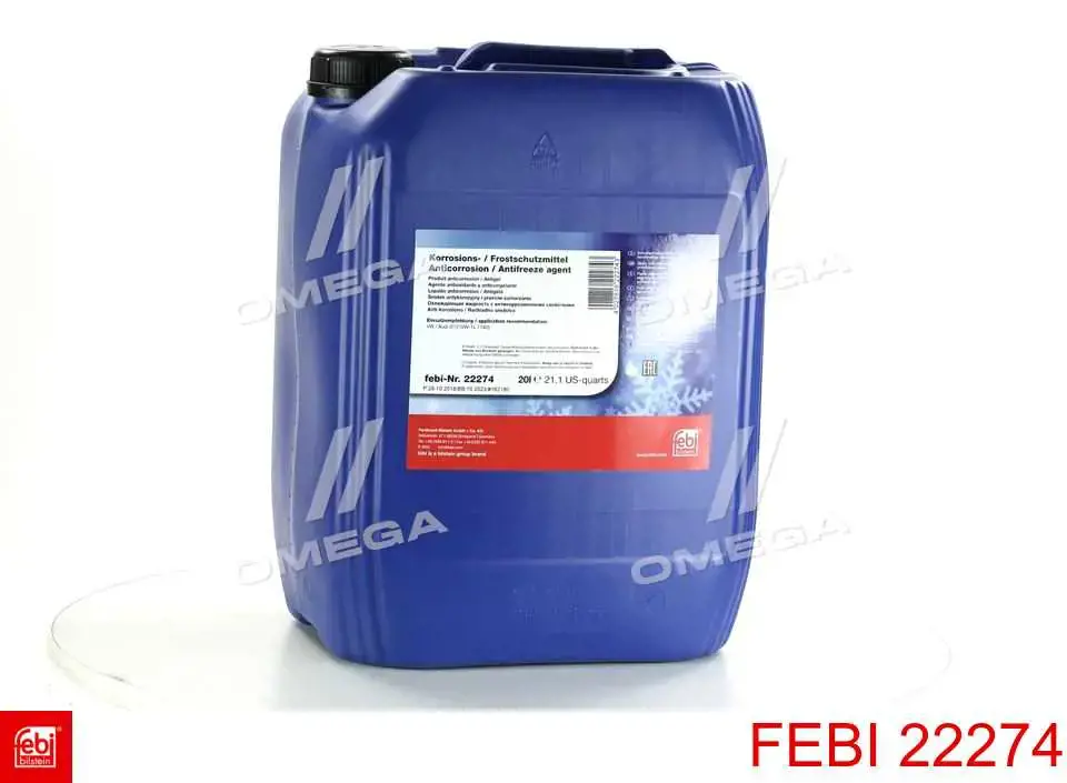 Fluido de esfriamento Febi 22274 preço, a partir de 120,81 USD