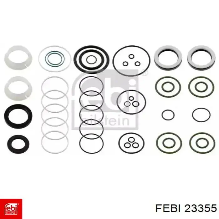 Kit de reparação da cremalheira da direção (do mecanismo), (kit de vedantes) Febi 23355 preço, a partir de 40,35 USD