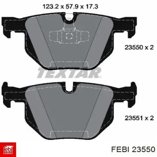 Compre 23550 Febi Disco do freio dianteiro