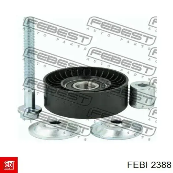 Coxim de transmissão (suporte da caixa de mudança) 2388 Febi